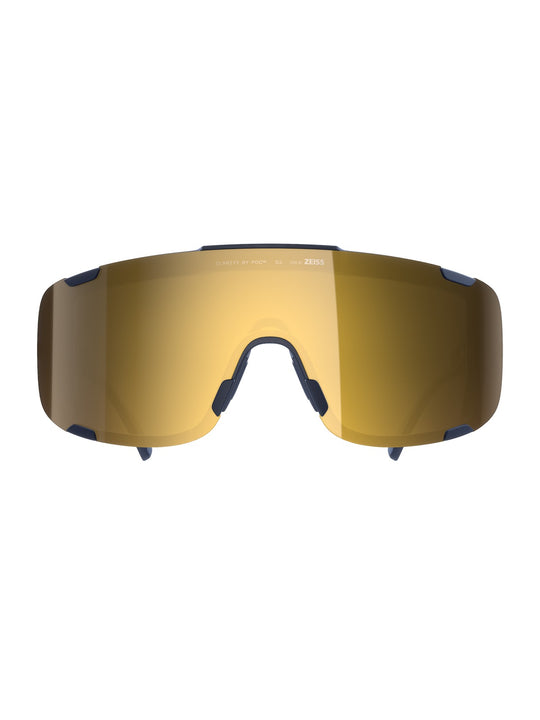 Załaduj obraz do przeglądarki galerii, Okulary rowerowe POC Devour Mid - Apatite Navy/Clarity Road/Partly Sunny Gold
