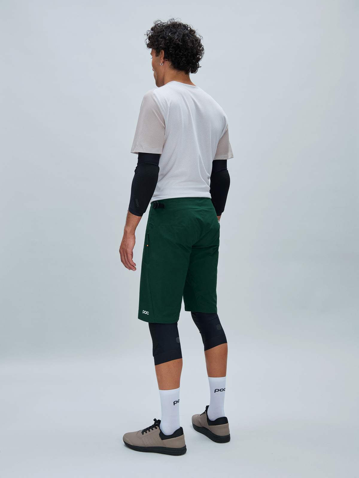 Spodenki rowerowe POC M's Motion Air Shorts - Parg. Green
