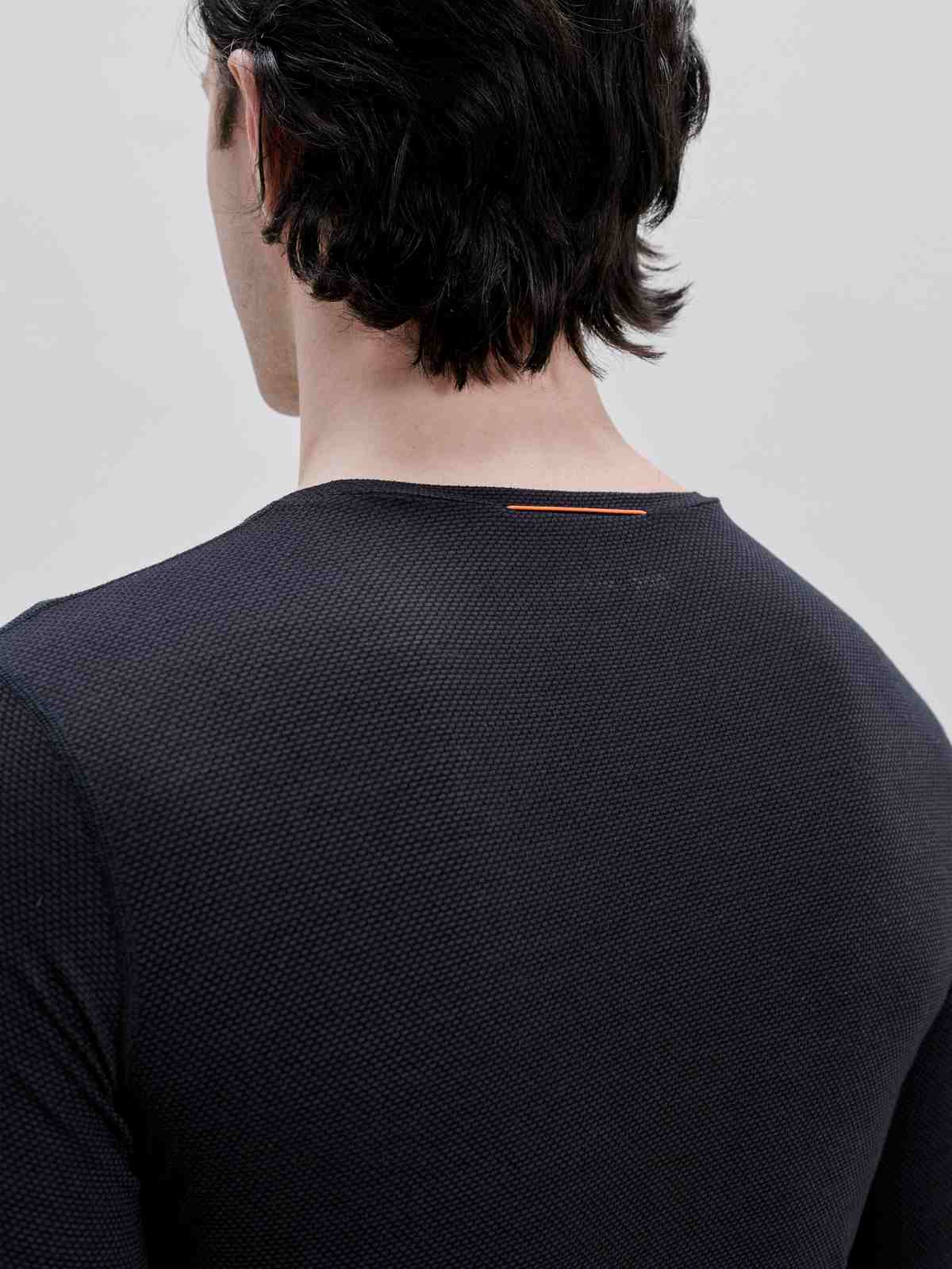 Koszulka POC M's Layer Mid L/S Jersey - Uranium Black