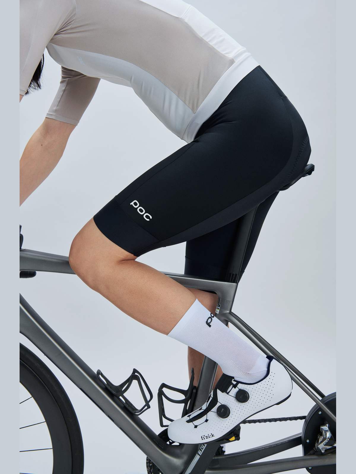 Spodenki rowerowe POC M's Cadence Bib Shorts - Ur. Black