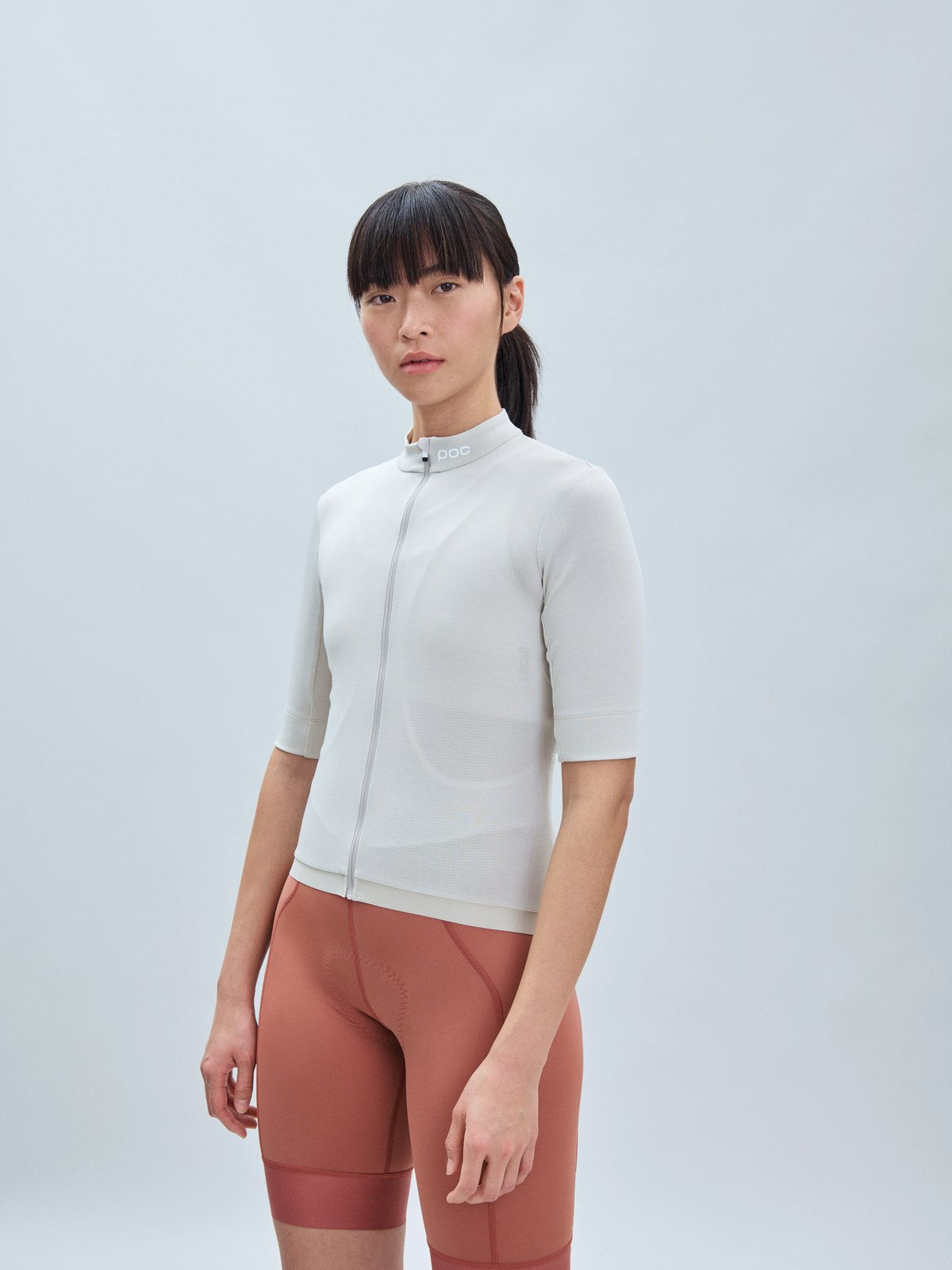 Koszulka rowerowa POC W's Thermal Lite Jersey - Light Sandstone Beige