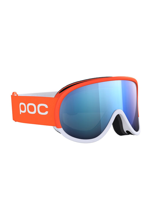 Załaduj obraz do przeglądarki galerii, Gogle narciarskie POC Retina Mid Race - Zink Orange|Hydr. White|Pt. Sunny Blue Cat 2
