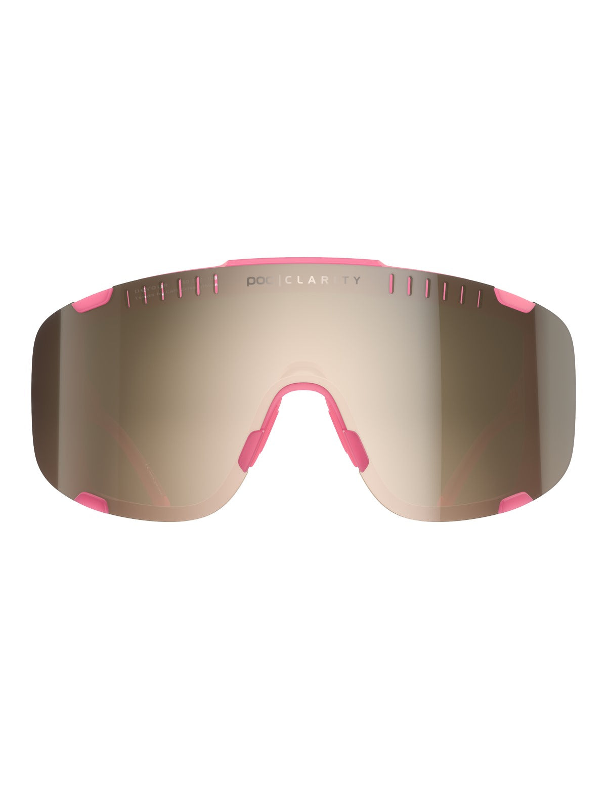 Okulary rowerowe POC Devour  - Actinium Pink Translu.