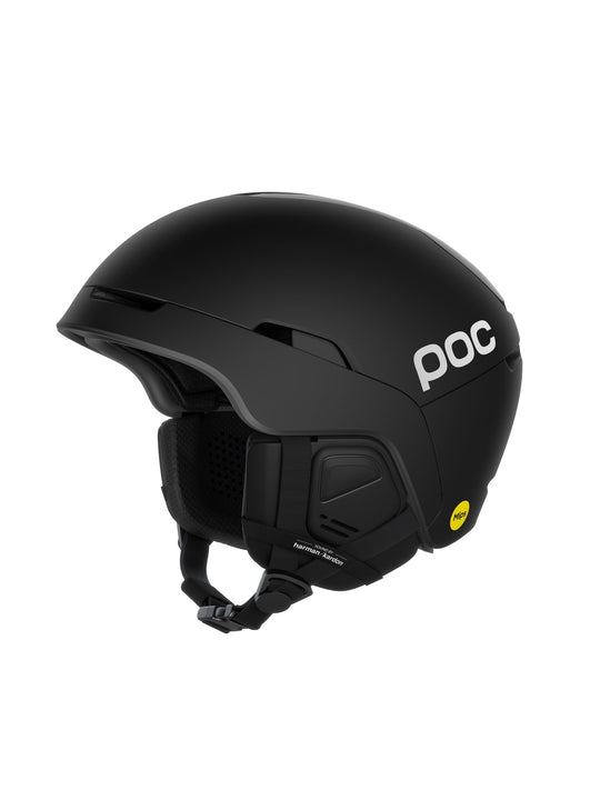 Załaduj obraz do przeglądarki galerii, Kask narciarski POC Obex Connect  - Ura. Black Matt
