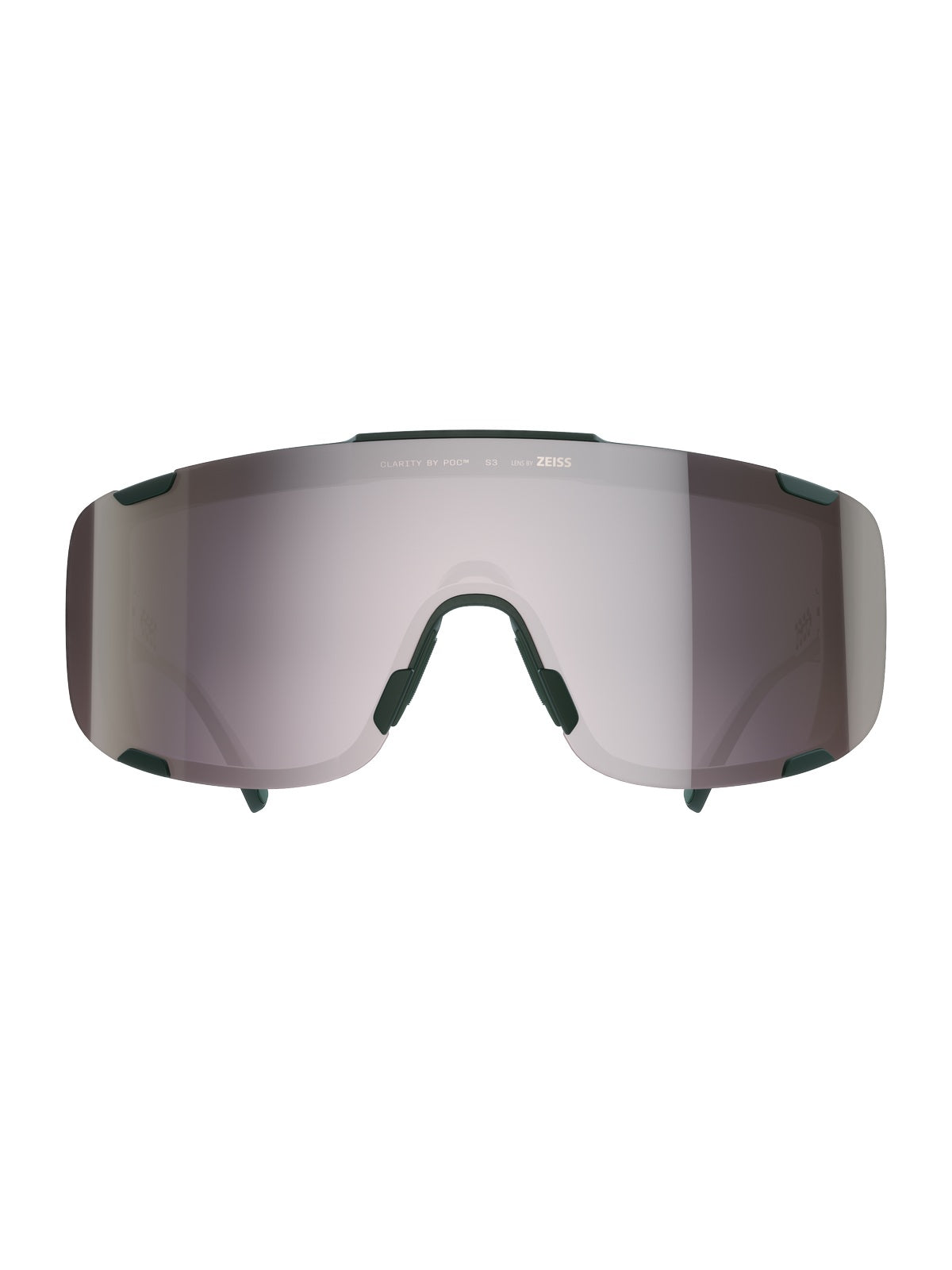 Okulary rowerowe POC Devour Mid - Pargasite Green/Clarity Road/Sunny Silver