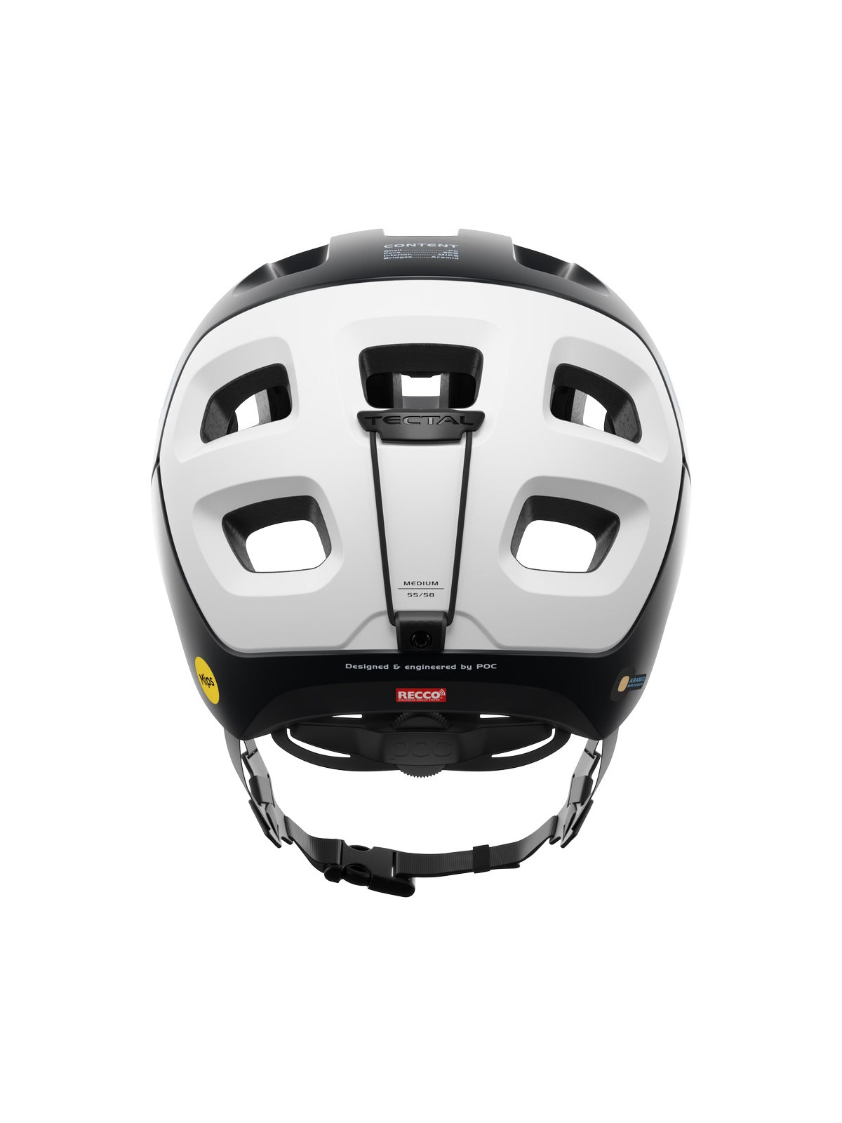 Kask rowerowy POC TECTAL RACE MIPS - Ur. Black/Hydr. White Matt