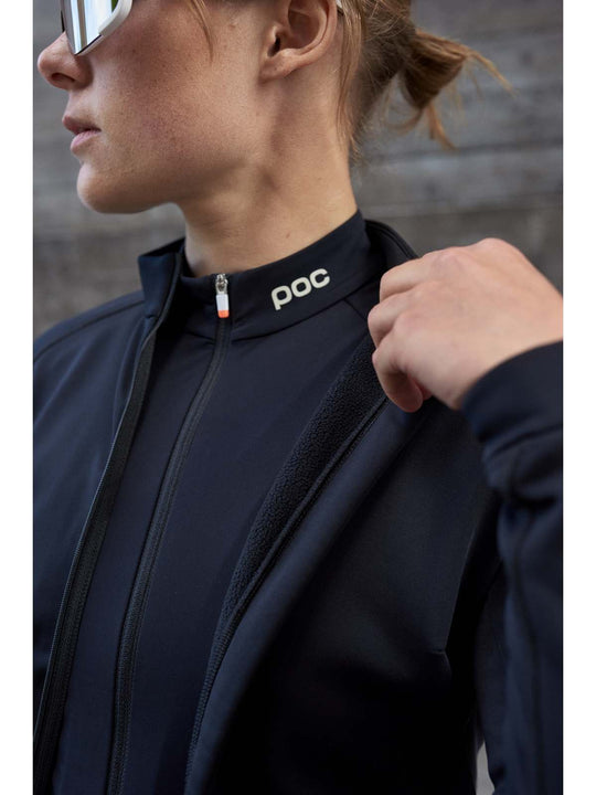 Załaduj obraz do przeglądarki galerii, Kurtka rowerowa damska POC W&#39;s Thermal Jacket - Ur. Black
