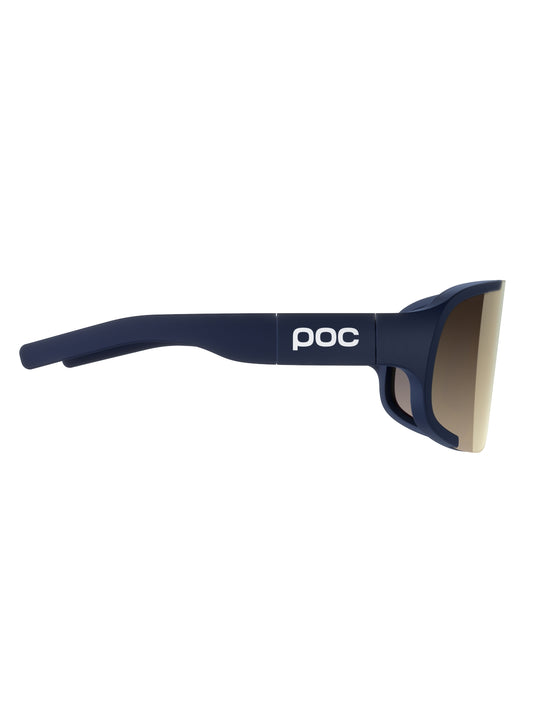 Załaduj obraz do przeglądarki galerii, Okulary rowerowe POC Aspire Wide Fit - Apat. Navy/Clarity Road/Partly Sunny Gold
