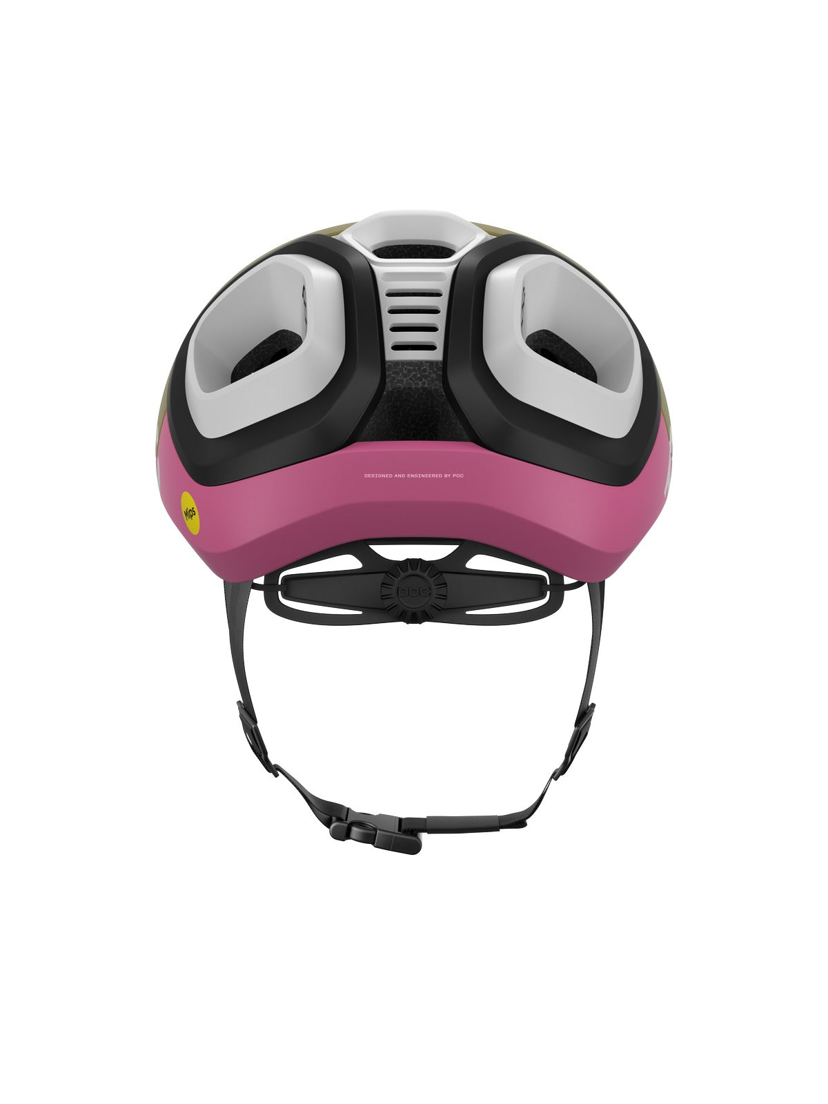 Kask rowerowy POC Amidal - Oliv. Green Matt/Thulite Pink Matt