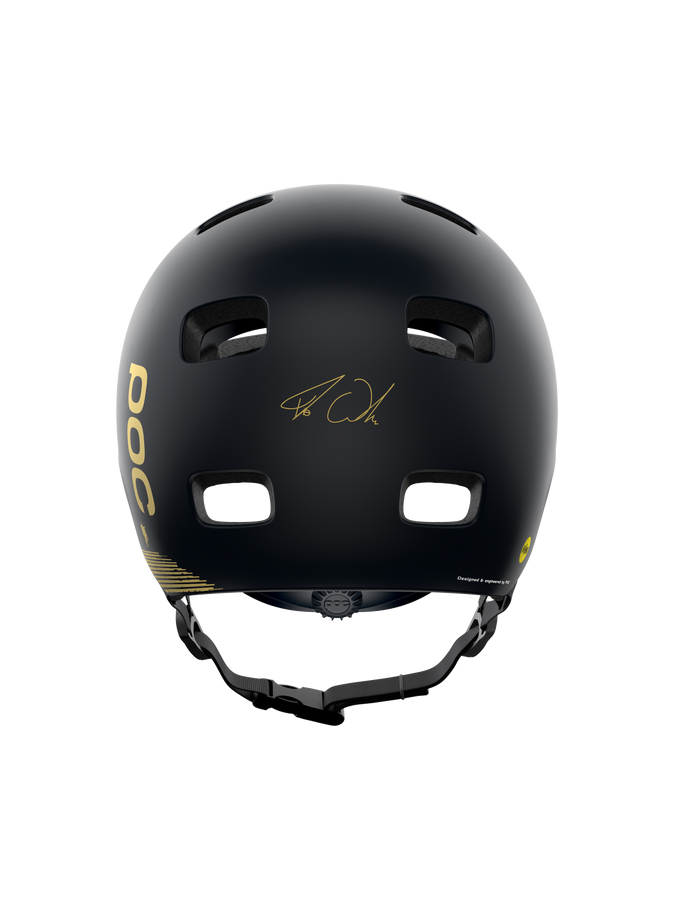 Kask rowerowy POC CRANE MIPS FABIO ED - Ur. Black Matt/Gold