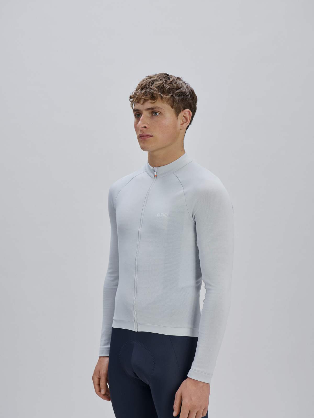 Koszulka rowerowa POC M's Thermal Lite LS Jersey - Granite Grey