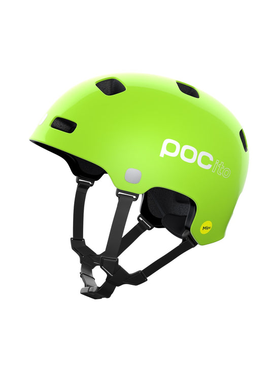 Załaduj obraz do przeglądarki galerii, Kask rowerowy POCito Crane MIPS - Fluo. Yellow/Green
