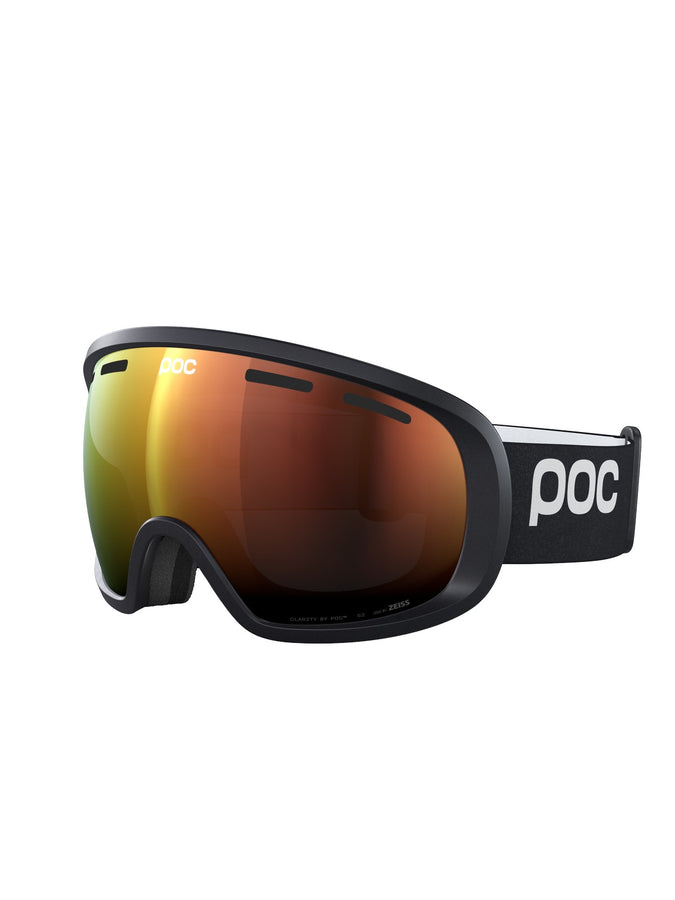 Gogle narciarskie POC Fovea Wide Fit - Ura. Black/Pt. Sunny Orange - TU - poc warszawa