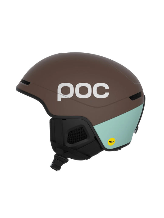 Załaduj obraz do przeglądarki galerii, Kask narciarski POC Obex Contour - Bronzite Brown Matt/Lazurite Blue Matt
