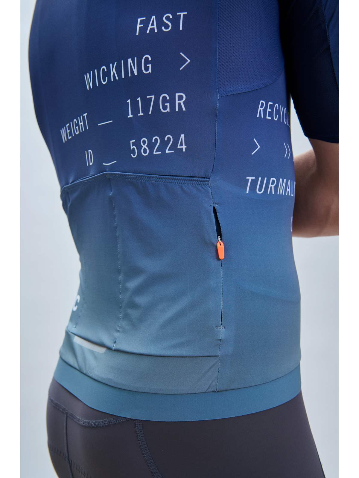 Koszulka rowerowa POC M's Pristine Print Jersey - Gradient Turmaline Navy