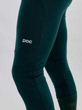 Załaduj obraz do przeglądarki galerii, Legginsy termoaktywne POC M's Layer Merino 3/4 Tights - Pargasite Green
