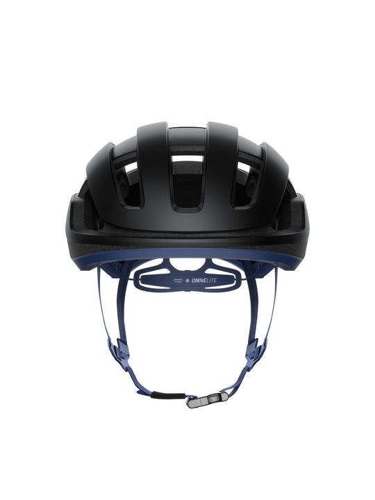 Załaduj obraz do przeglądarki galerii, Kask rowerowy POC Omne Lite - Ur. Black/Lead Blue Matt
