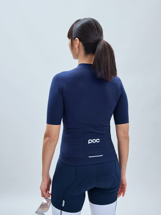 Załaduj obraz do przeglądarki galerii, Koszulka rowerowa POC W's Raceday Jersey - Turmaline Navy
