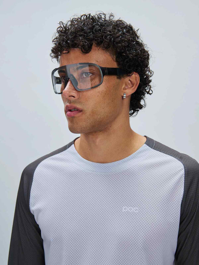 Koszulka rowerowa POC M's Motion Air L/S Jersey - Granite Grey