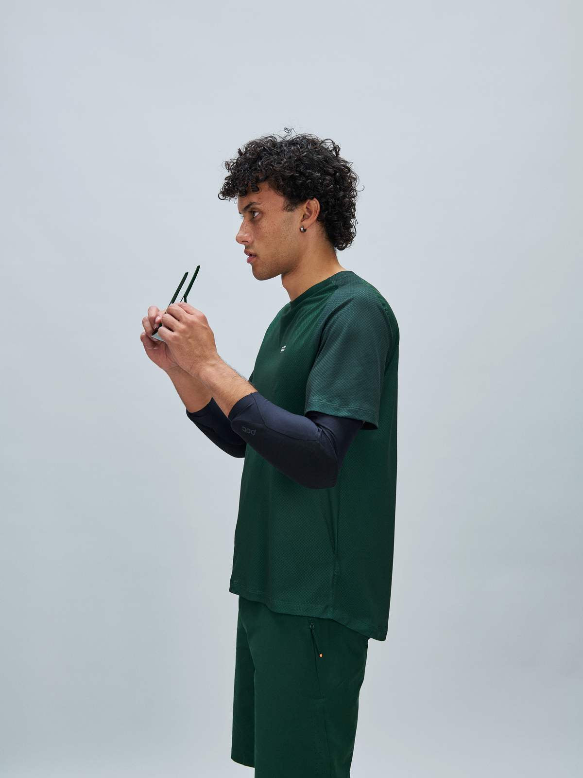 Koszulka rowerowa POC M's Motion Air S/S Jersey - Parg. Green