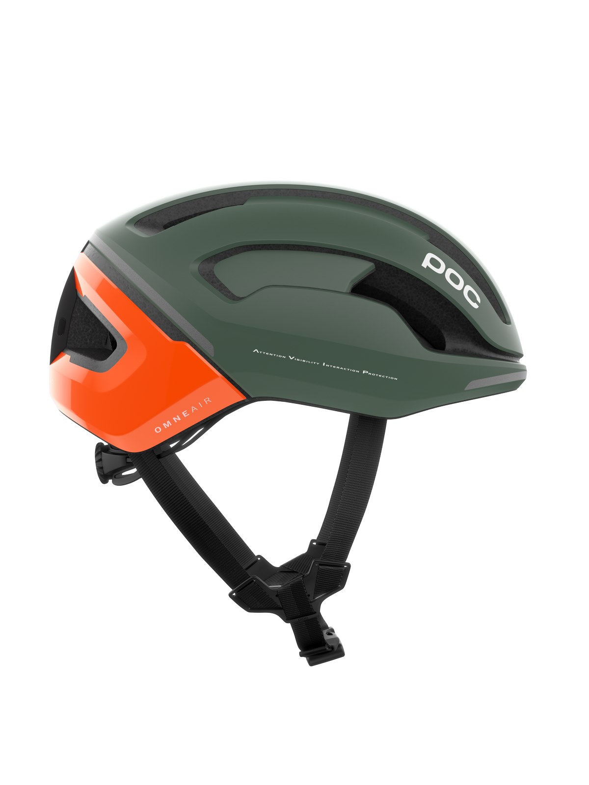 Kask rowerowy POC Omne Beacon MIPS  - Fluo Orange AVIP/Epidote Green Matt