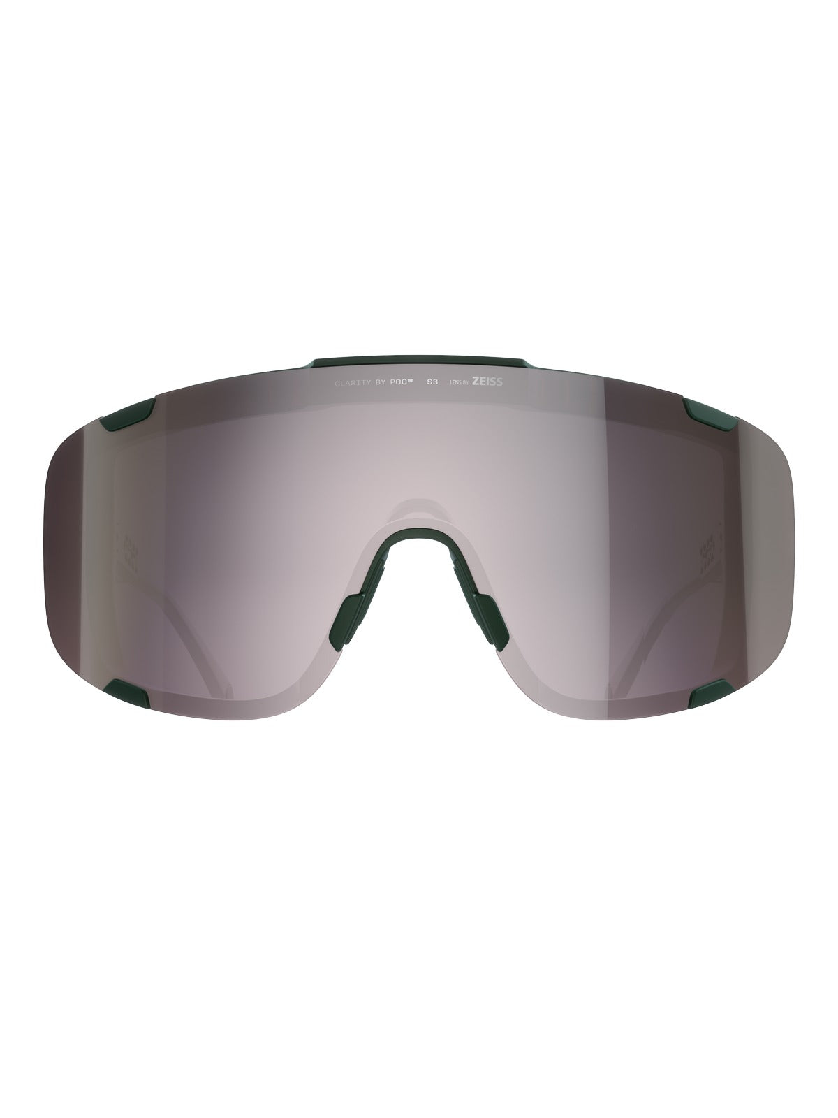 Okulary rowerowe POC Devour - Parg. Green/Clarity Road/Sunny Silver cat.3