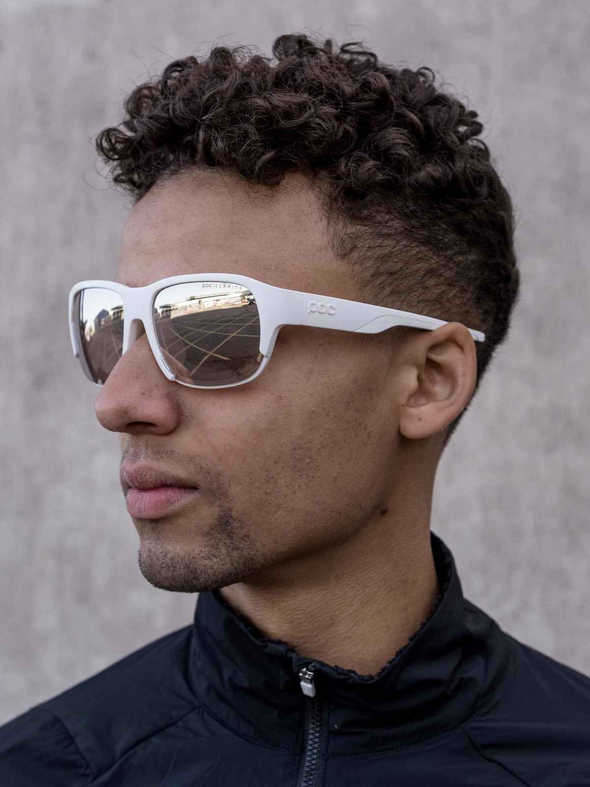 Okulary POC DEFINE - Hydr. White - Clarity Trail.Brown/Silver Mirror Cat 2