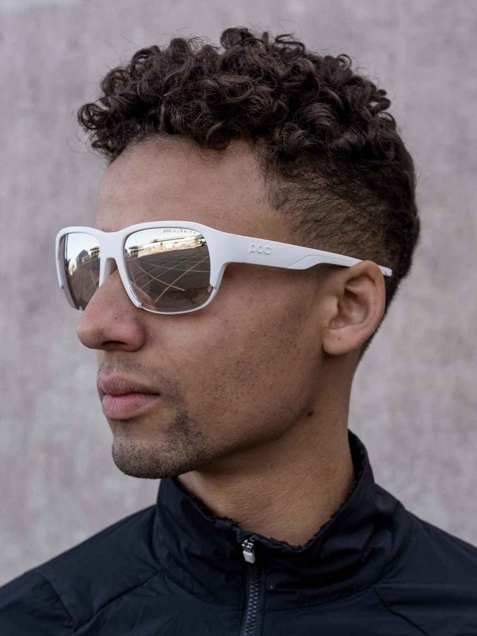 Okulary POC DEFINE - Hydr. White - Clarity Trail.Brown/Silver Mirror Cat 2
