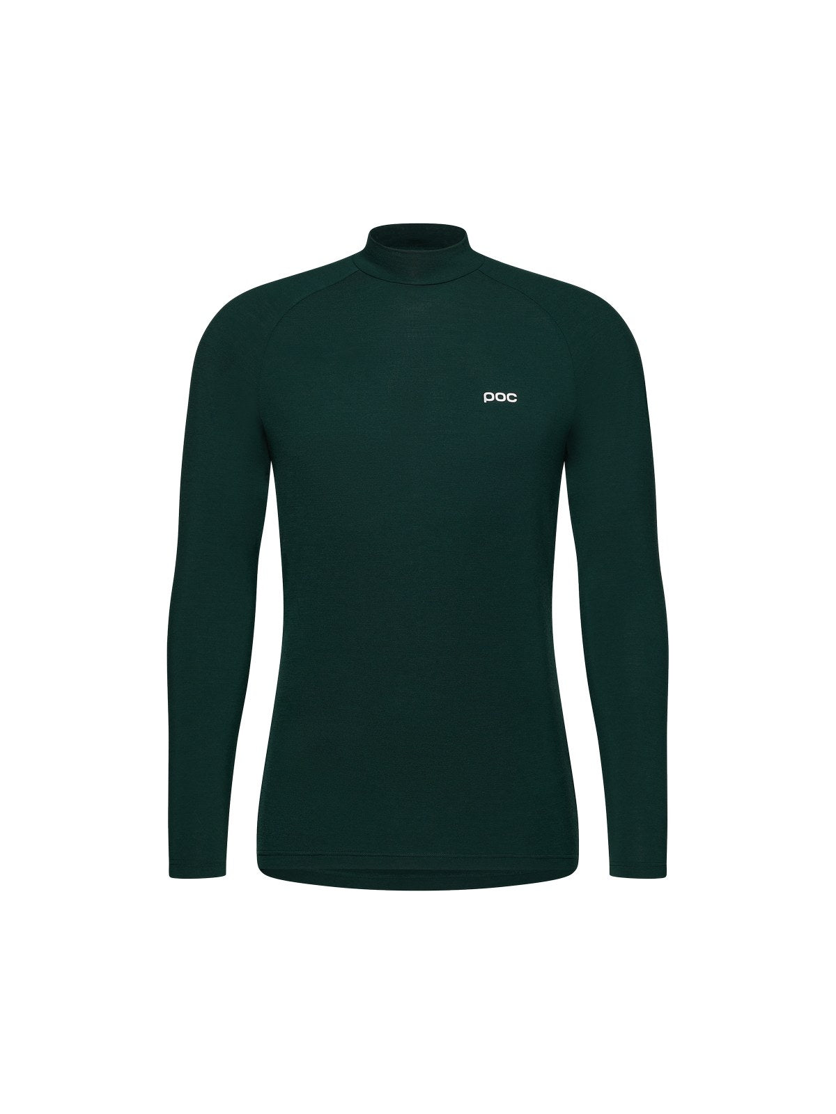 Koszulka termoaktywna POC M's Layer Merino Mock Neck Jersey - Pargasite Green