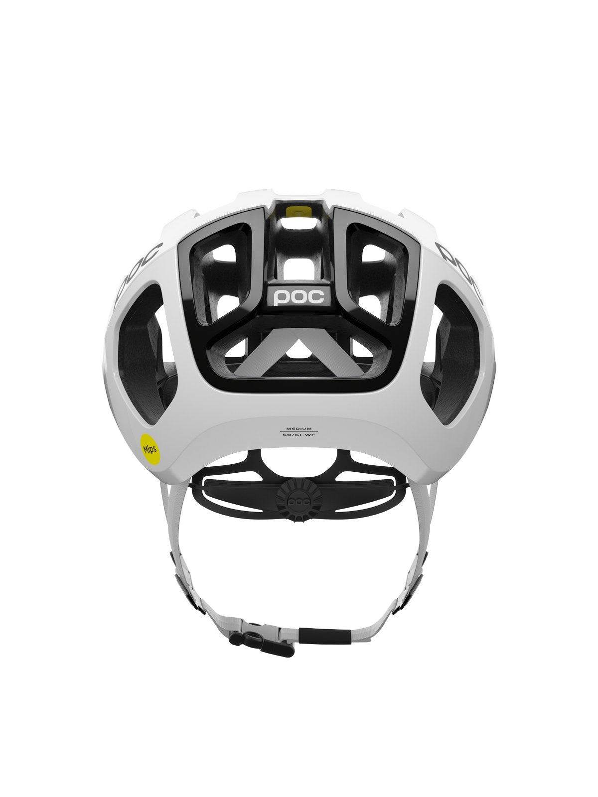 Kask rowerowy POC Ventral Air Wide Fit MIPS - Hyd. White/Ur. Black Matt w. Logo