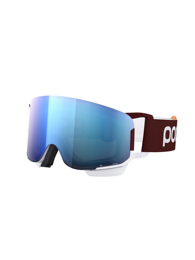 Gogle narciarskie POC Nexal Mid Clarity Comp - Garnet Red/Hyd. White/Spektris Blue Cat 2