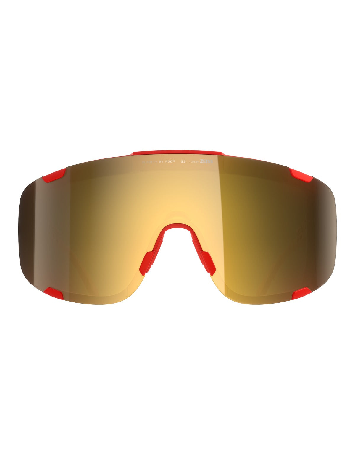 Okulary rowerowe POC Devour - Pris. Red/Clarity Road/Partly Sunny Gold