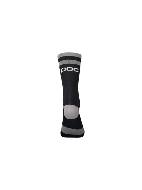 Załaduj obraz do przeglądarki galerii, Skarpety rowerowe POC LURE MTB Sock Long - Ur. Black/Granite Grey
