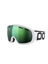 Załaduj obraz do przeglądarki galerii, Gogle narciarskie POC Fovea Mid Wf - Hydrogen White/Partly Sunny Green
