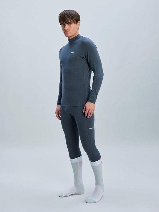 Załaduj obraz do przeglądarki galerii, Legginsy termoaktywne POC M&#39;s Layer Merino 3/4 Tights - Sylvanite Grey
