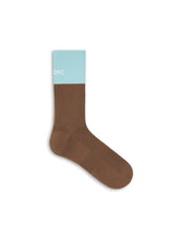 Załaduj obraz do przeglądarki galerii, Skarpety rowerowe POC Motion MTB Long Sock - Bron. Brown/Lazurite Blue
