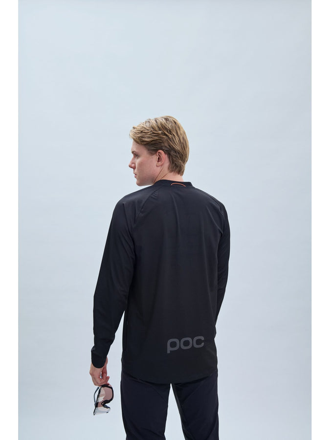 Koszulka rowerowa POC M's Essential MTB LS Jersey - Ur. Black