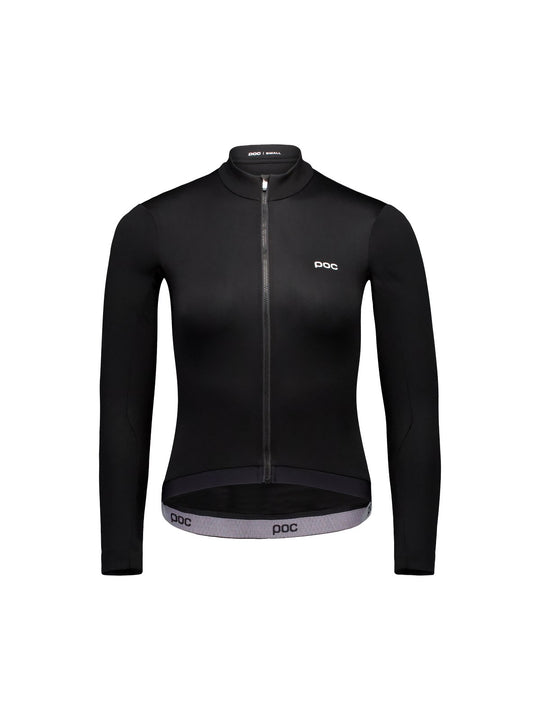 Załaduj obraz do przeglądarki galerii, Koszulka rowerowa POC W's Thermal Lite LS Jersey - Ur. Black
