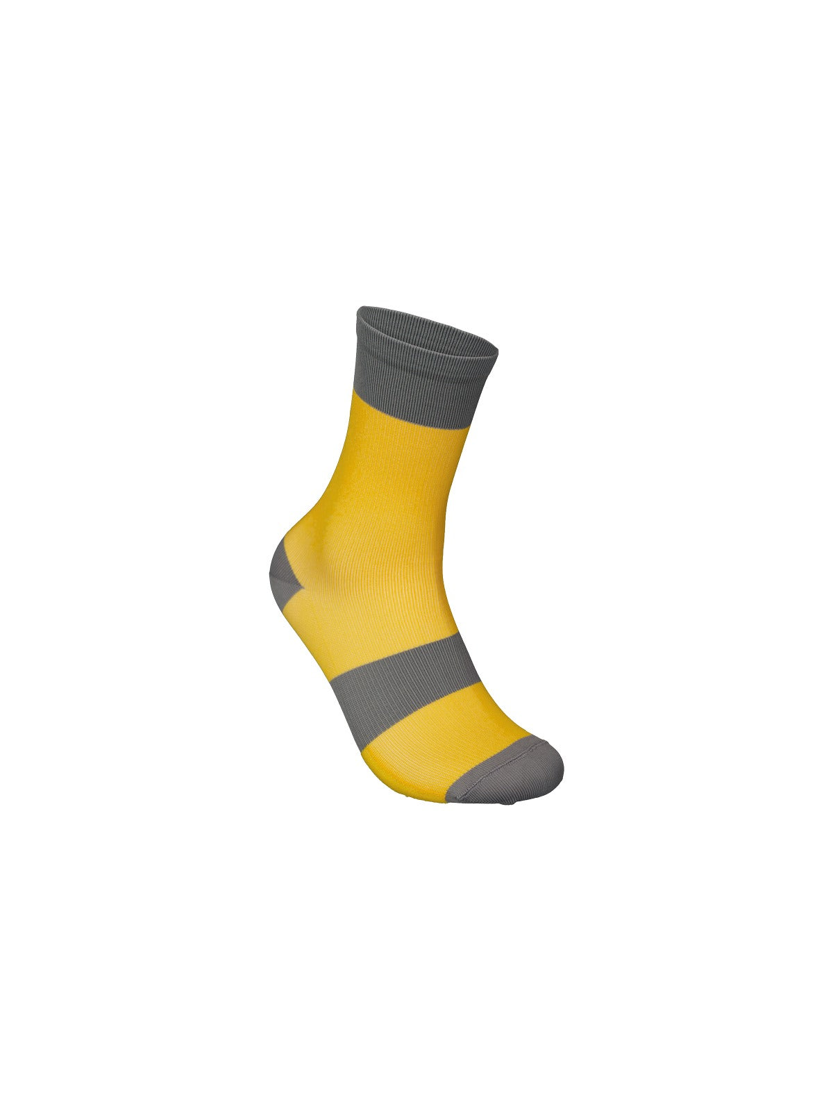 Skarpety rowerowe POC Y's Essential MTB Sock - Ave. Yellow/Syl. Grey