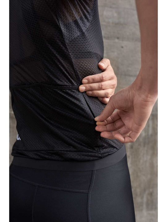 Załaduj obraz do przeglądarki galerii, Koszulka rowerowa POC W&#39;s Air Jersey - Uran. Black
