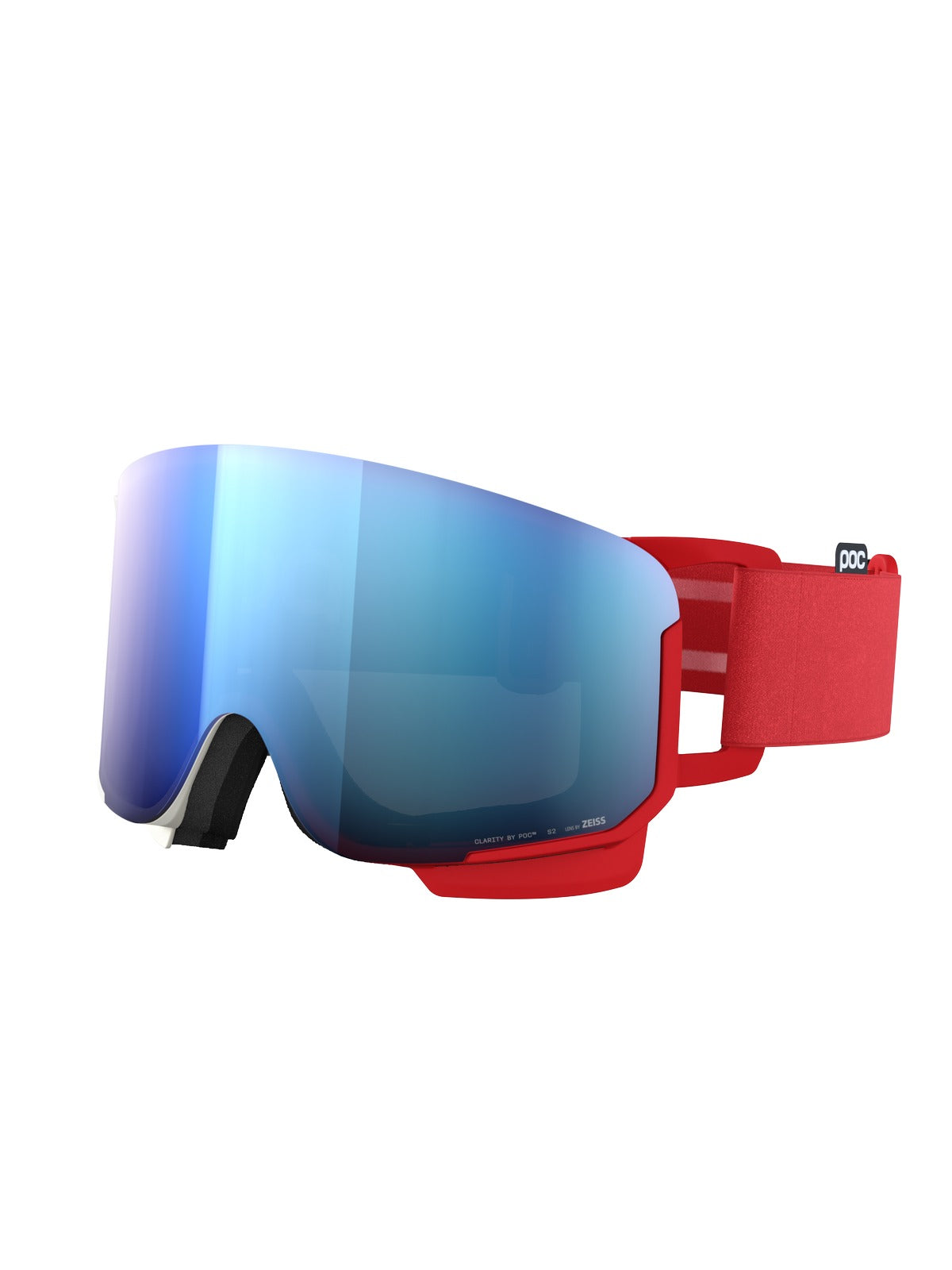 Gogle narciarskie POC Nexal Wide Fit - Rouge/Blanc