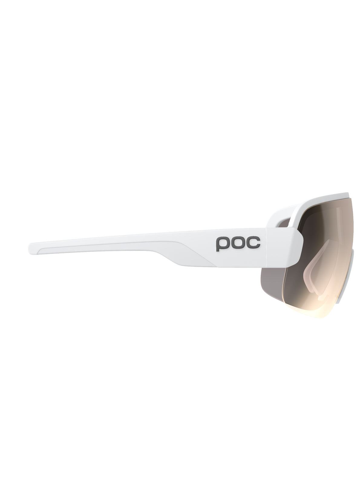 Okulary rowerowe POC Aim - Hyd. White/Clarity Trail /Partly Sunny Silver