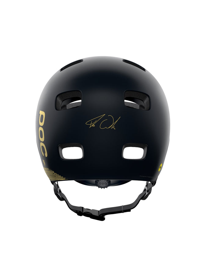 Kask rowerowy POC Crane MIPS Fabio Ed. - Uran. Black Matt/Gold