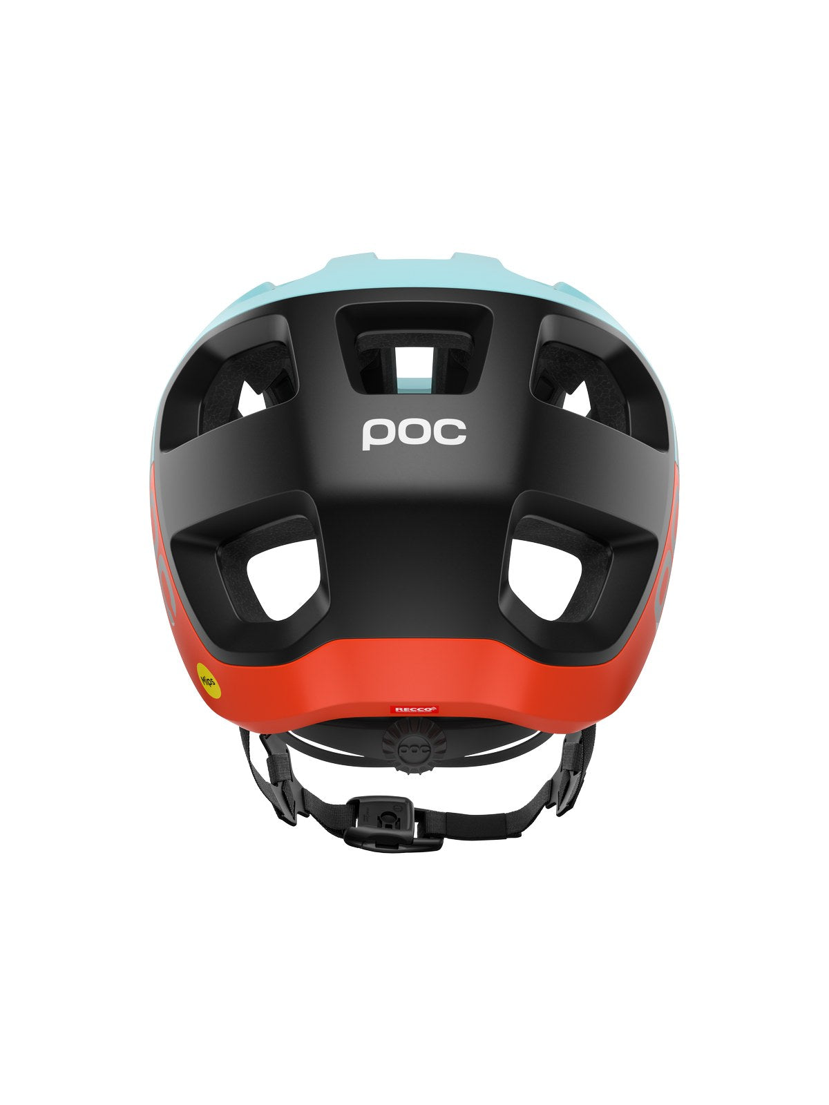 Kask rowerowy POC Cularis - Indi. Blue Matt/Carnelian Orange Matt