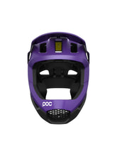 Załaduj obraz do przeglądarki galerii, Kask rowerowy POC OTOCON RACE MIPS - Sap. Purple/Ur. Black Metallic/Matt
