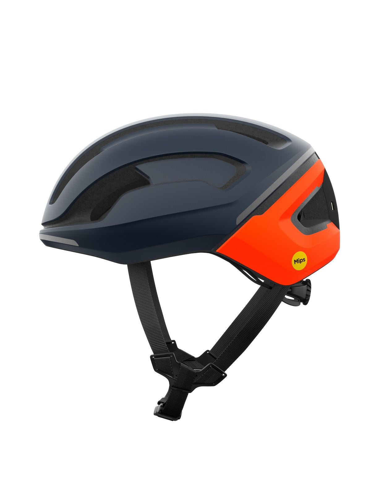 Kask rowerowy POC Omne Beacon MIPS - Apat. Navy Matt/Fluo. Orange Matt