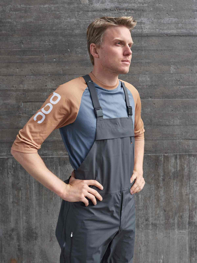 Spodnie rowerowe POC Consort MTB Dungaree - Sylvanite Grey - poc warszawa