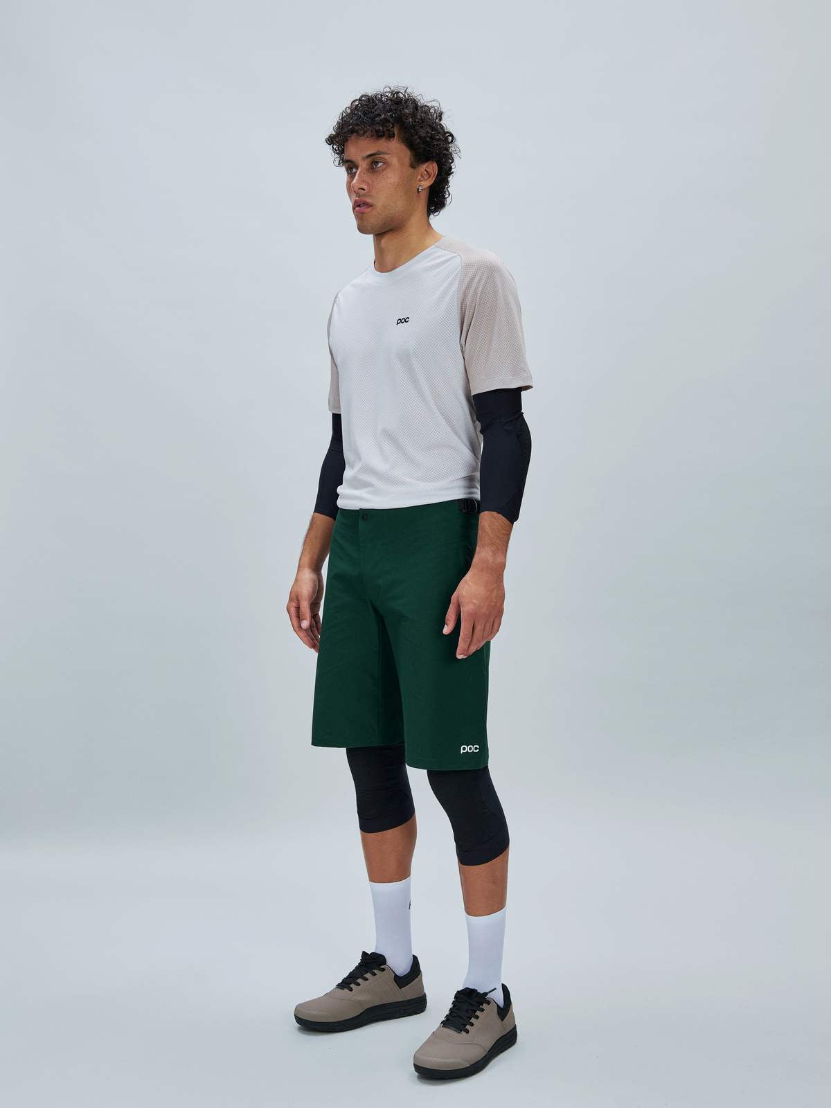 Spodenki rowerowe POC M's Motion Air Shorts - Parg. Green