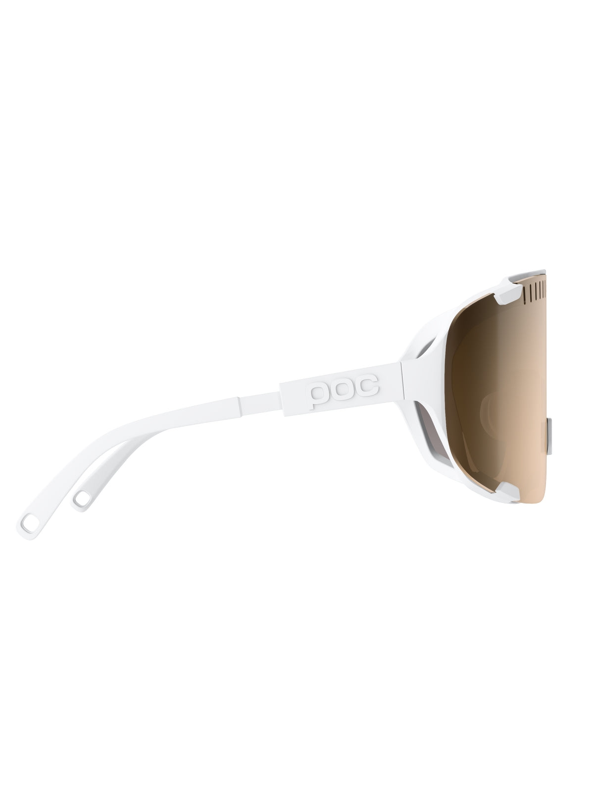 Okulary rowerowe POC Devour Wide Fit - Hyd. White | Clarity Trail /Partly Sunny Silver Cat 2