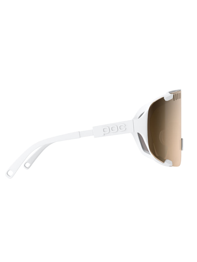 Okulary rowerowe POC Devour Wide Fit - Hyd. White | Clarity Trail /Partly Sunny Silver Cat 2